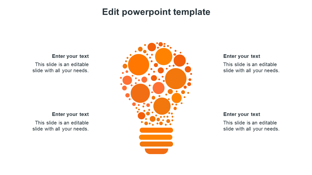 edit powerpoint template-orange